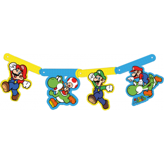 Super Mario - Banner til Bursdag (8212)