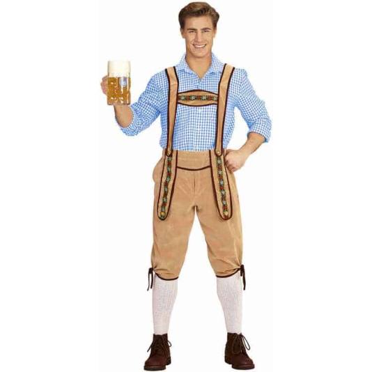 Oktoberfest - Kostyme - Mann fra Bayern - Lederhosen (8326)