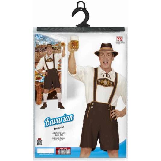 Oktoberfest - Fullt Kostyme - Lederhosen (8341)