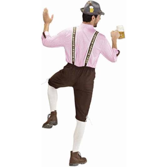 Oktoberfest - Kostyme - Skjorte og Lederhosen (8385)