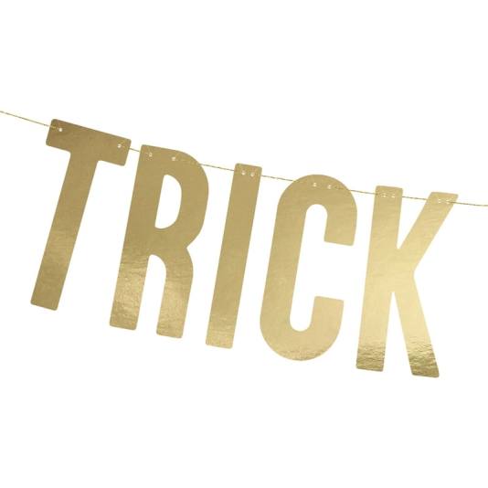 Halloween Banner - Trick or Treat - Gull - 80cm (8468)