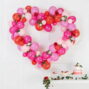 Ballongbue Hjerte Rosa dekorativt bilde